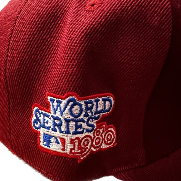 New era Baseball cap 5950 Phillies World Series size 7 1/4 - Picture 4 of 4